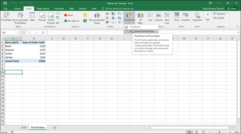 Excel Pivot Table Microsoft Chart Visual Basic For Applications PNG