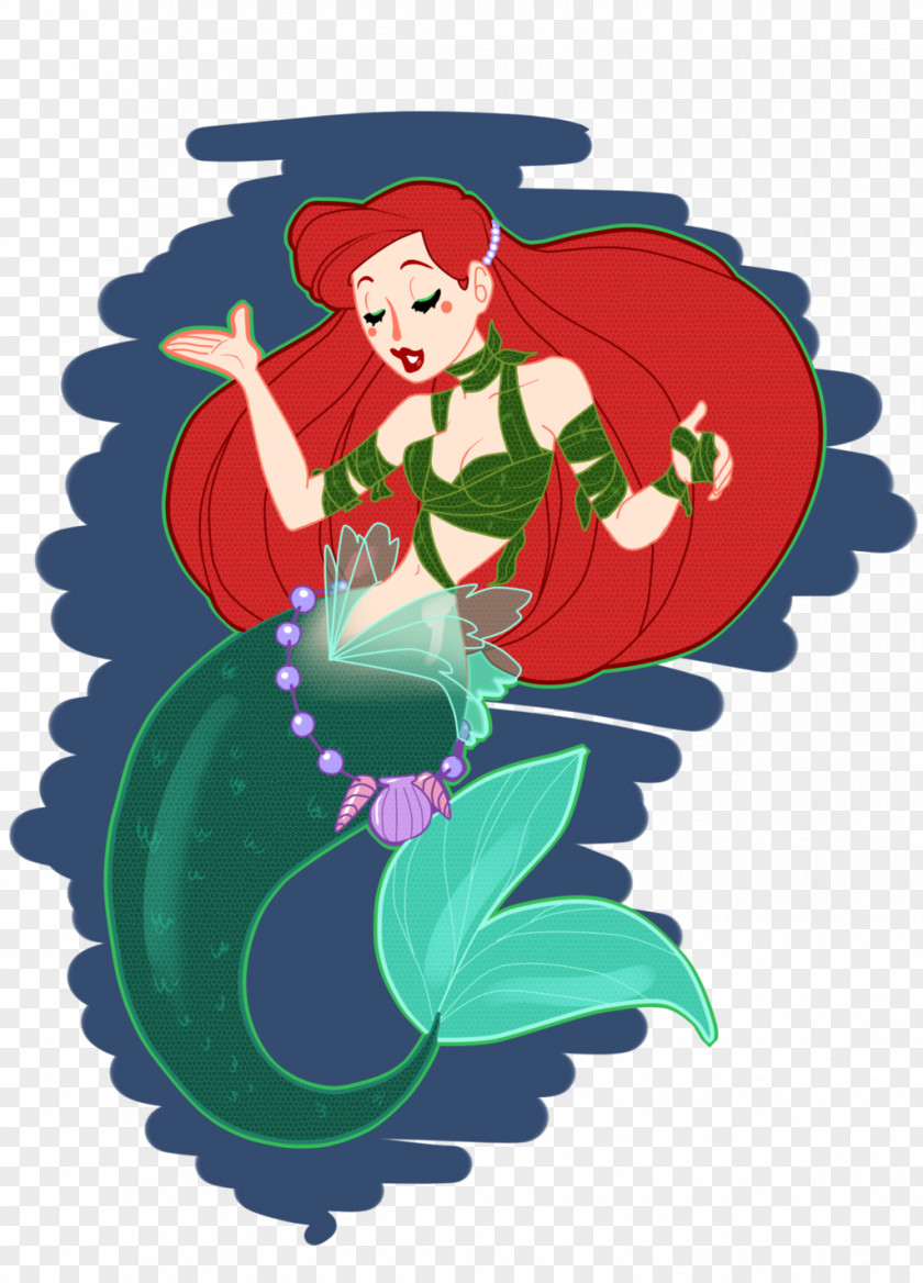 Mermaid Christmas Ornament Clip Art PNG