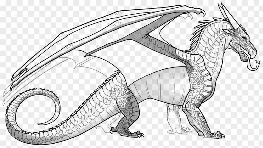 Nightwing Wings Of Fire Escaping Peril Dragon Drawing PNG