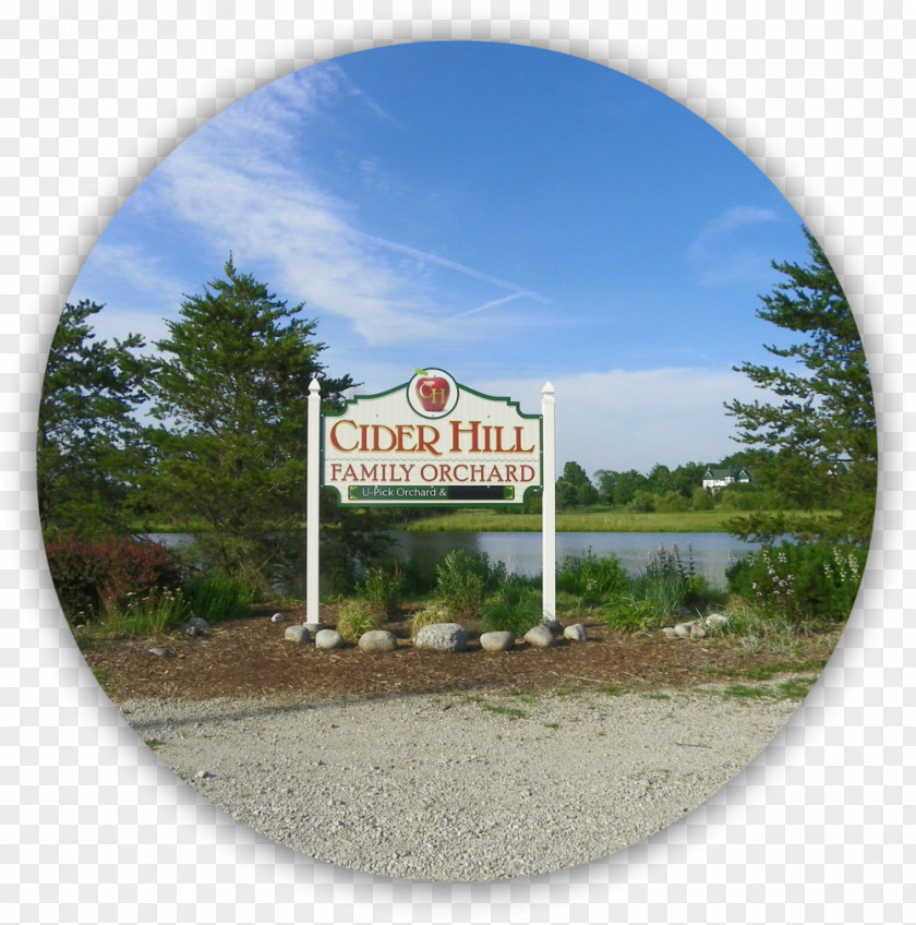 Welcome Apple Cider Doughnut Orchard PNG