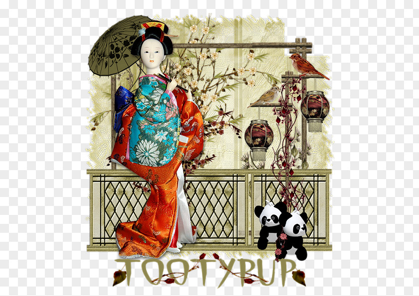 China Doll Illustration Japanese Dolls Geisha PNG