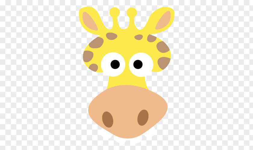 Giraffe Felt Paper Mask Animal PNG