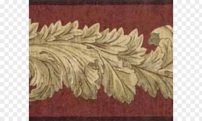 Leaf Molding Wall Textile Wallpaper PNG
