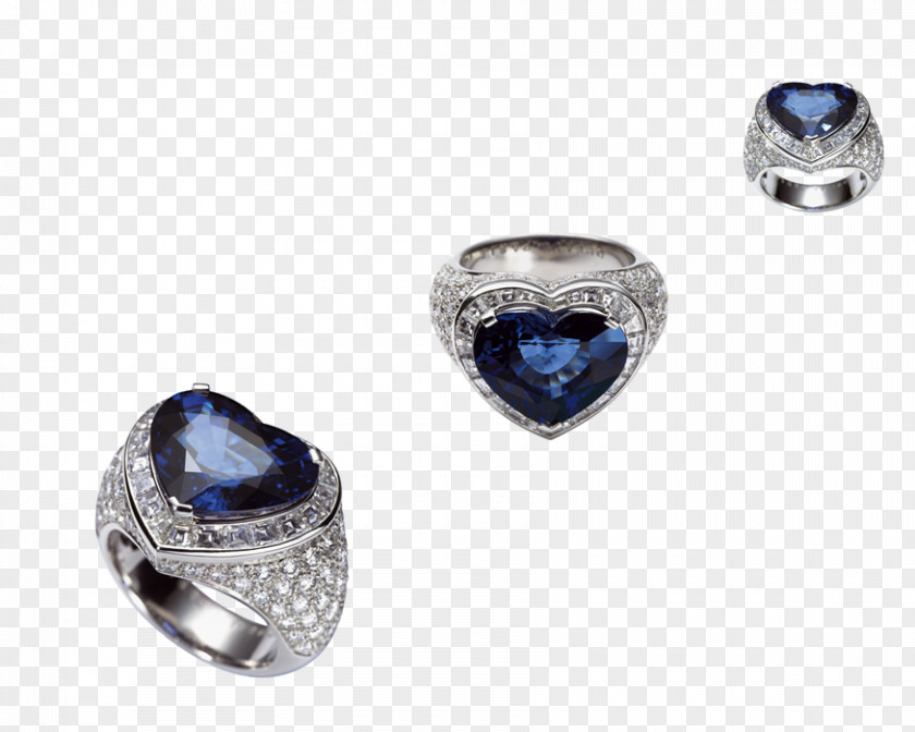 Sapphire Earring Body Jewellery Cobalt Blue PNG