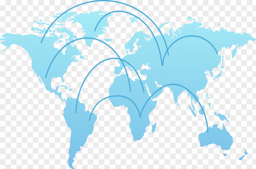 Vector Travel Distribution Area World Map Globe Clip Art PNG