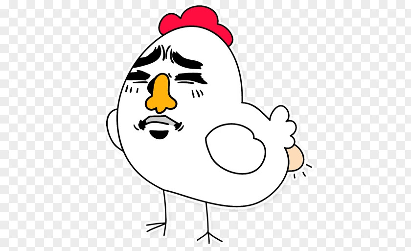 Chicken Telegram Sticker Hen Clip Art PNG