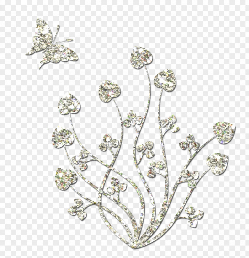 Glitter Flower PNG