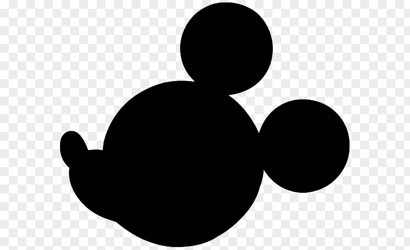 Minnie Mouse Head Sillouitte Mickey Silhouette Clip Art PNG