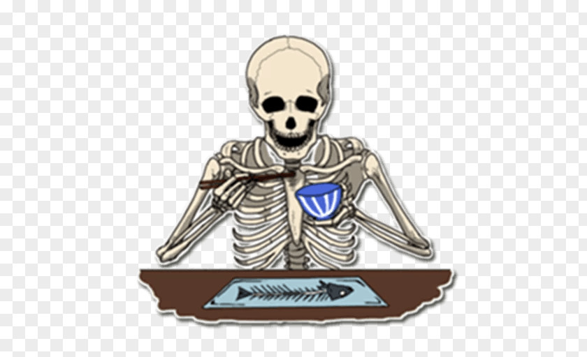 Skeleton Sticker Telegram Clip Art PNG