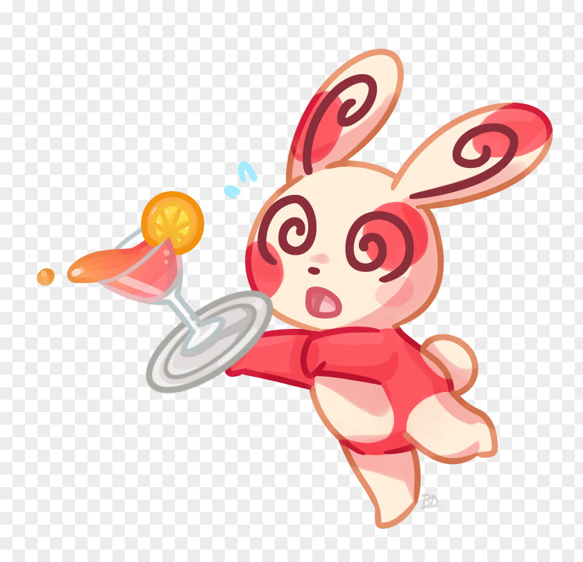 Animation Sticker Easter Bunny Background PNG