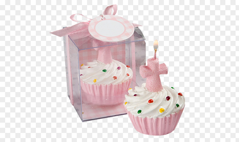 Cupcake Baptism Handicraft Bomboniere First Communion PNG