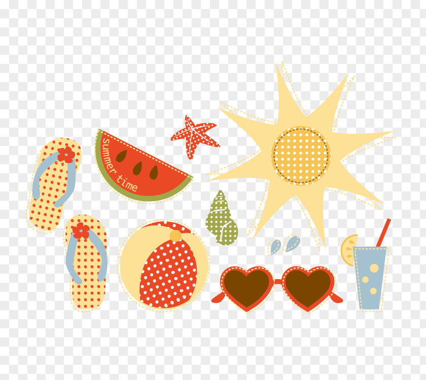 Sun And Sand Pattern Clip Art PNG