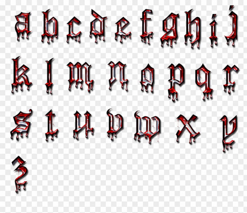 Alphabet Collection Gothic Letter Goths PNG