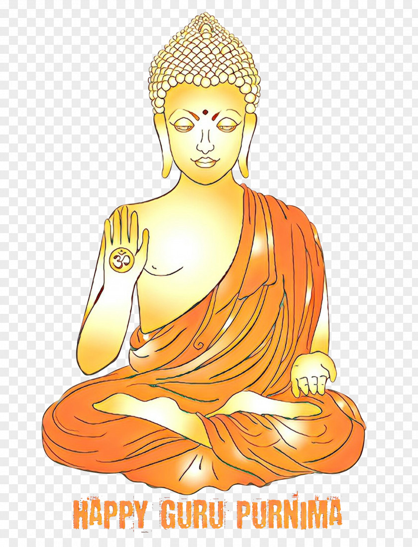 Art Monk Buddha Cartoon PNG