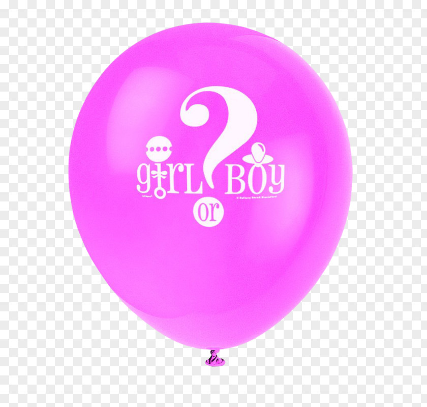Balloon Gas Gender Reveal Baby Shower Boy PNG