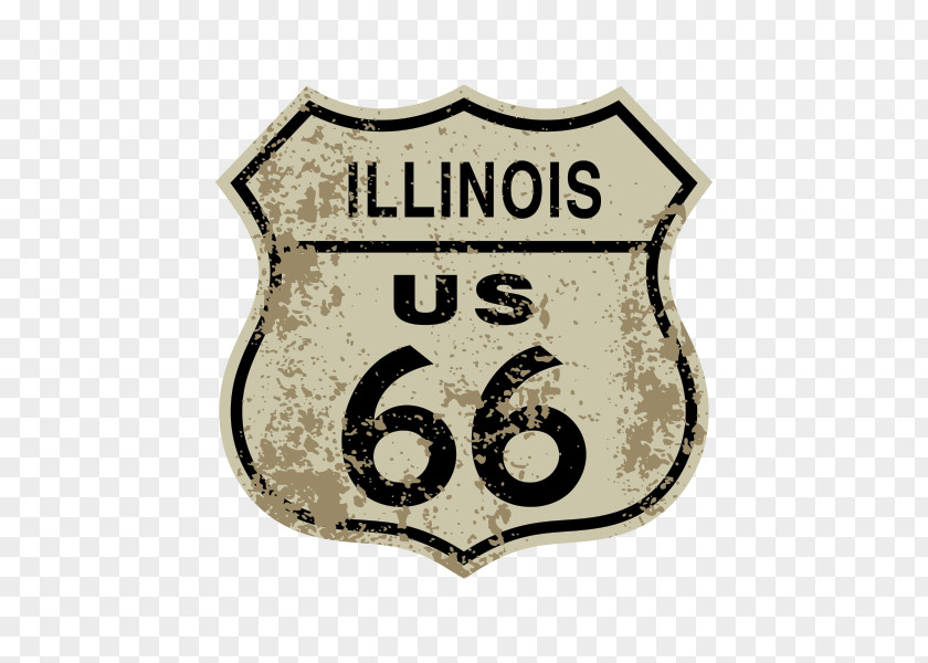 Illinois Highway 66 Emblem Sticker Logo Label Product PNG