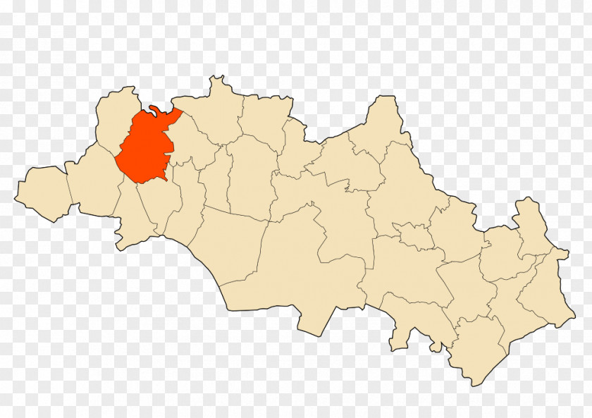 Map Aïn M'Lila District Fakroun Kercha PNG