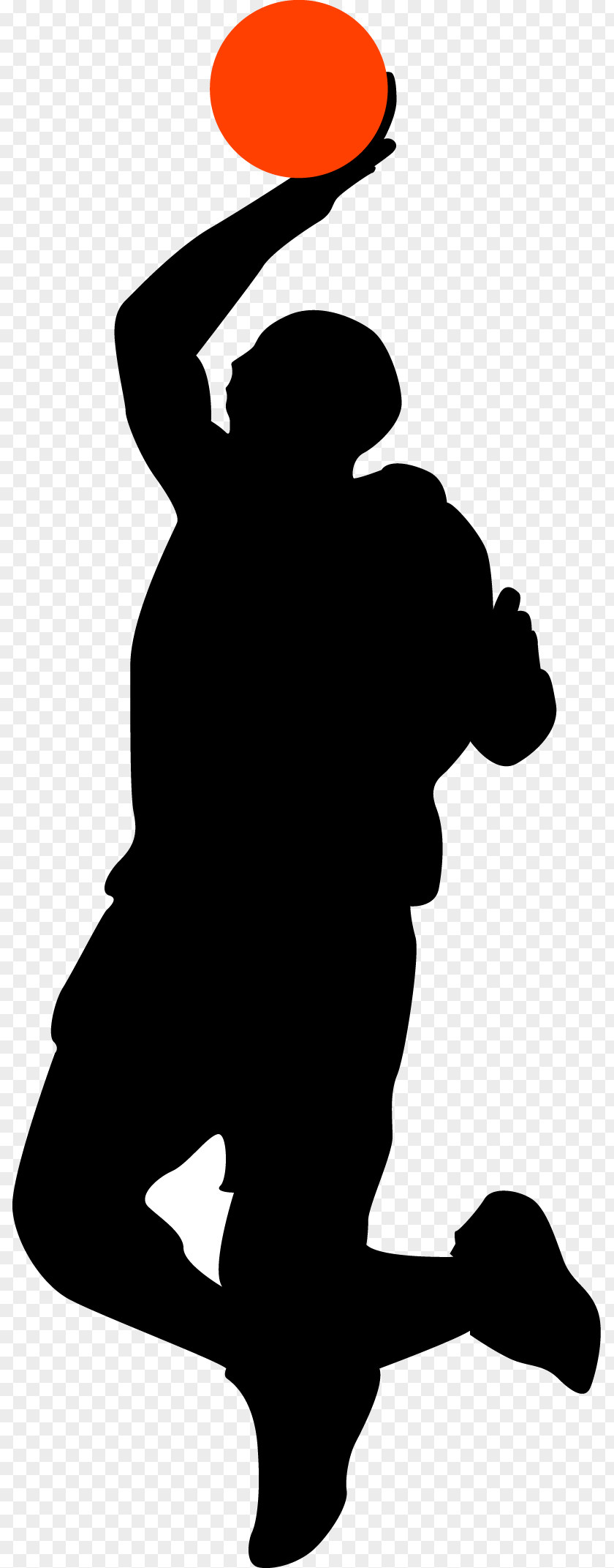 Vector Character Figure Of Basketball Player Trivia Silhouette PNG