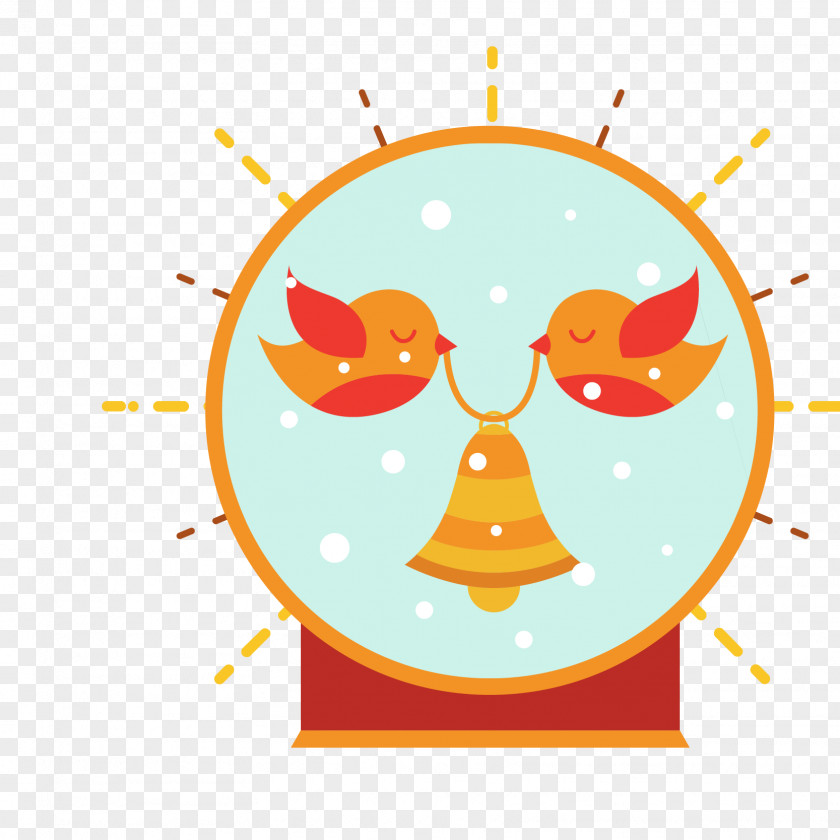 Christmas Crystal Ball Vector Clip Art PNG