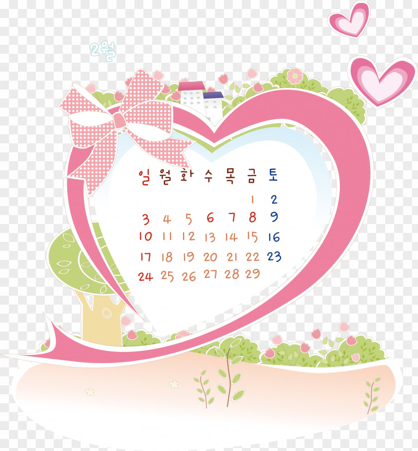 Date Calendars Vector Cartoon Illustration PNG