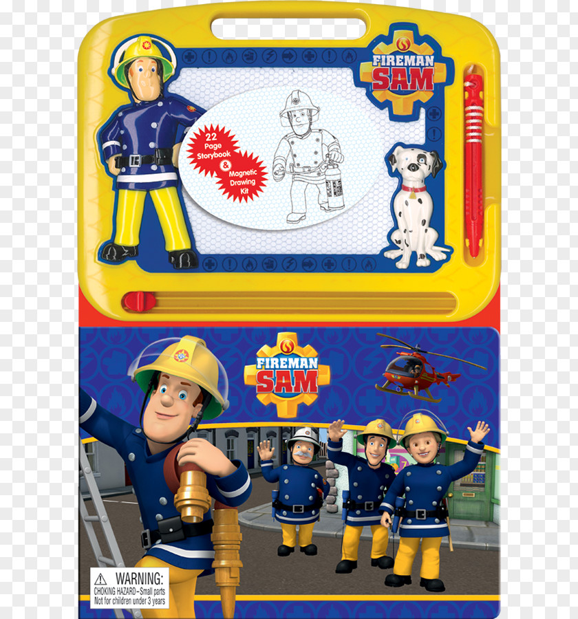 Fireman Sam Firefighter Action & Toy Figures Fire Department Book Station PNG