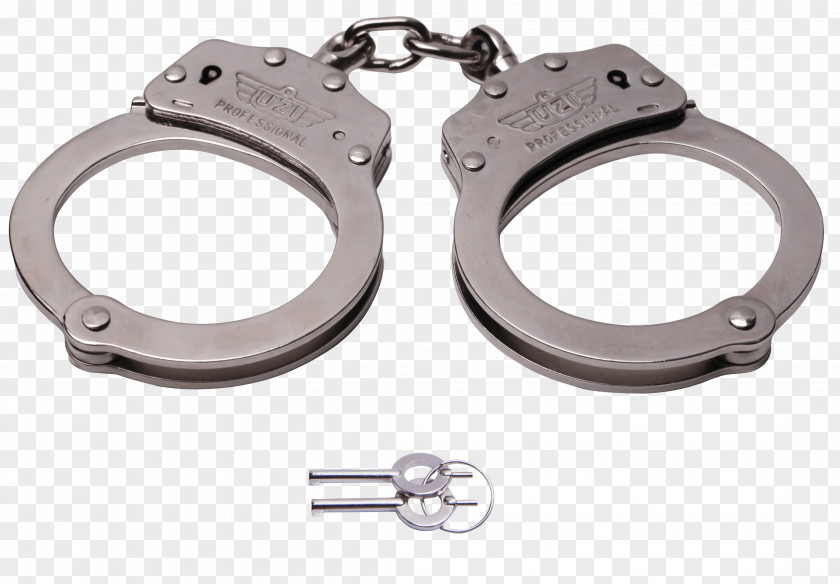Handcuffs Uzi Smith & Wesson Chain Knife PNG