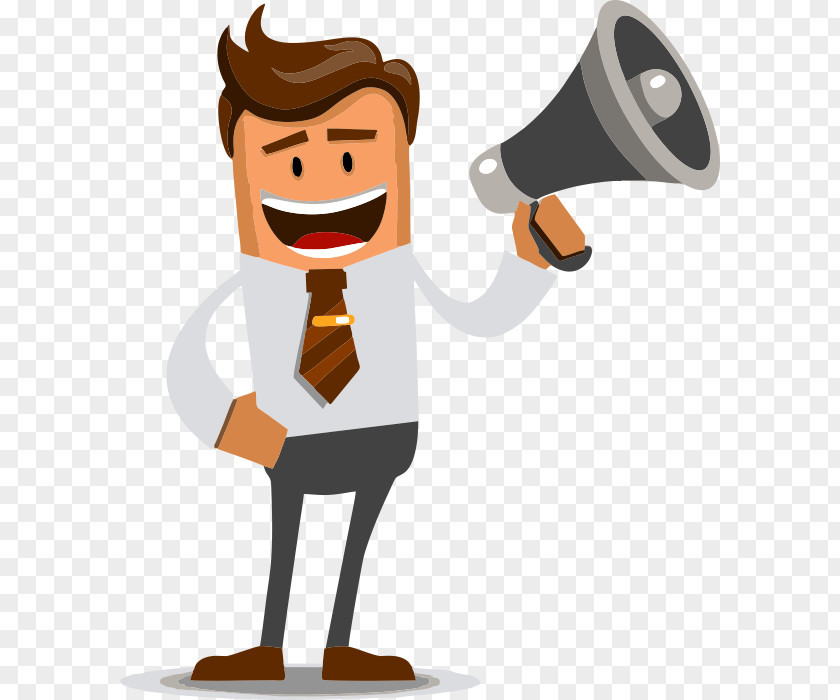 Megaphone Business Management Loudspeaker PNG