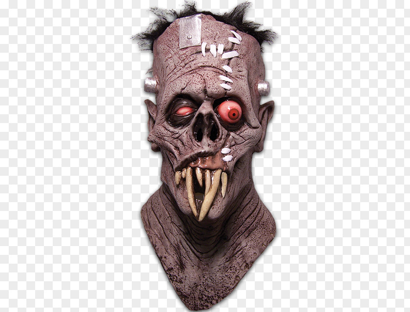 Skull Monster Latex Mask Halloween Costume Gruesome PNG