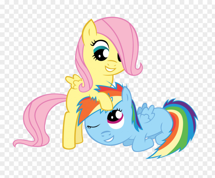 Horse Pony Rainbow Dash Fluttershy Filly PNG