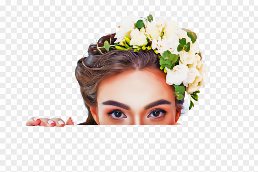 Plant Flower Face Head Beauty Nose Headpiece PNG