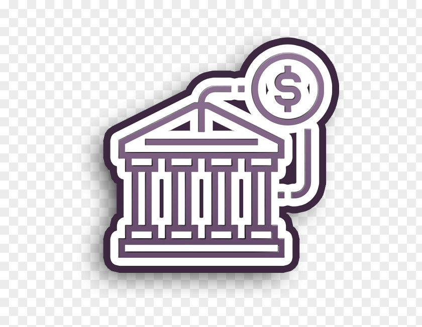 Bank Icon Payment Method Elements PNG