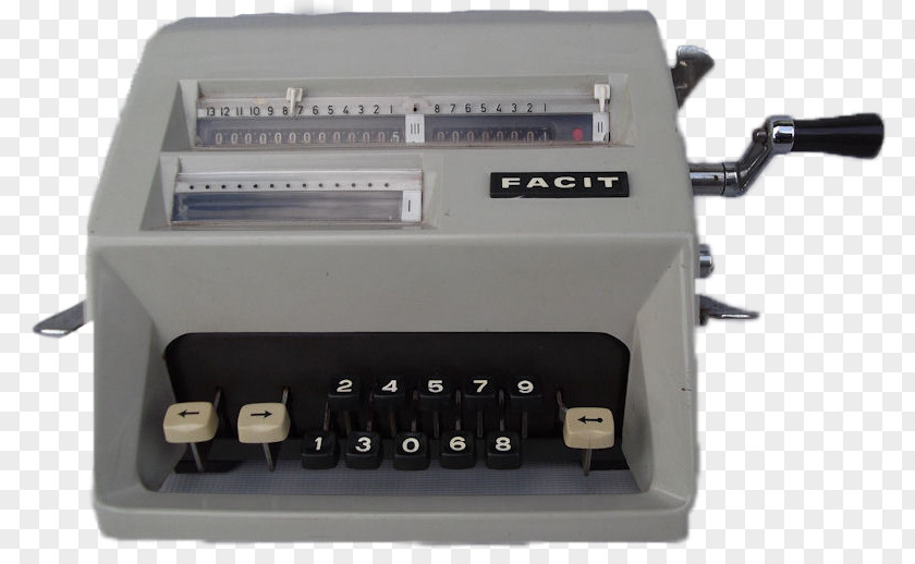 Calculator Facit Calcolatore Mechanical Olivetti PNG