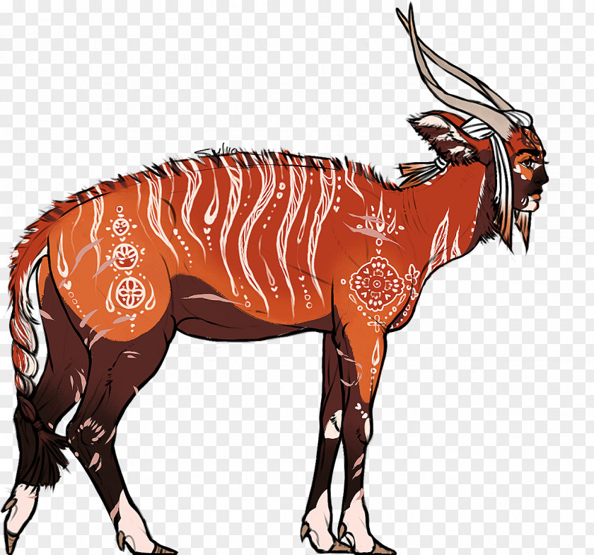 Deer Horse Cattle Mammal Antelope PNG