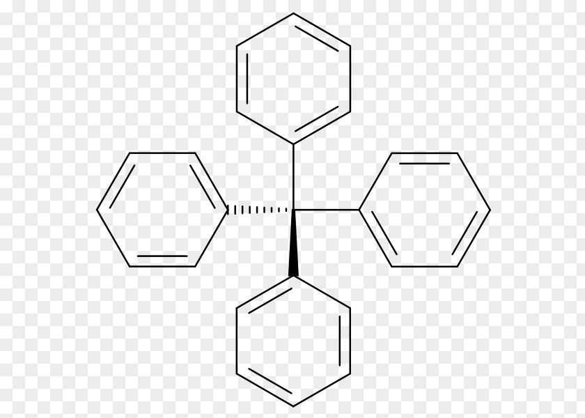 Tetraphenylmethane Chemistry Phenyl Group Benzene Chemical Formula PNG group formula, Pmenthane clipart PNG