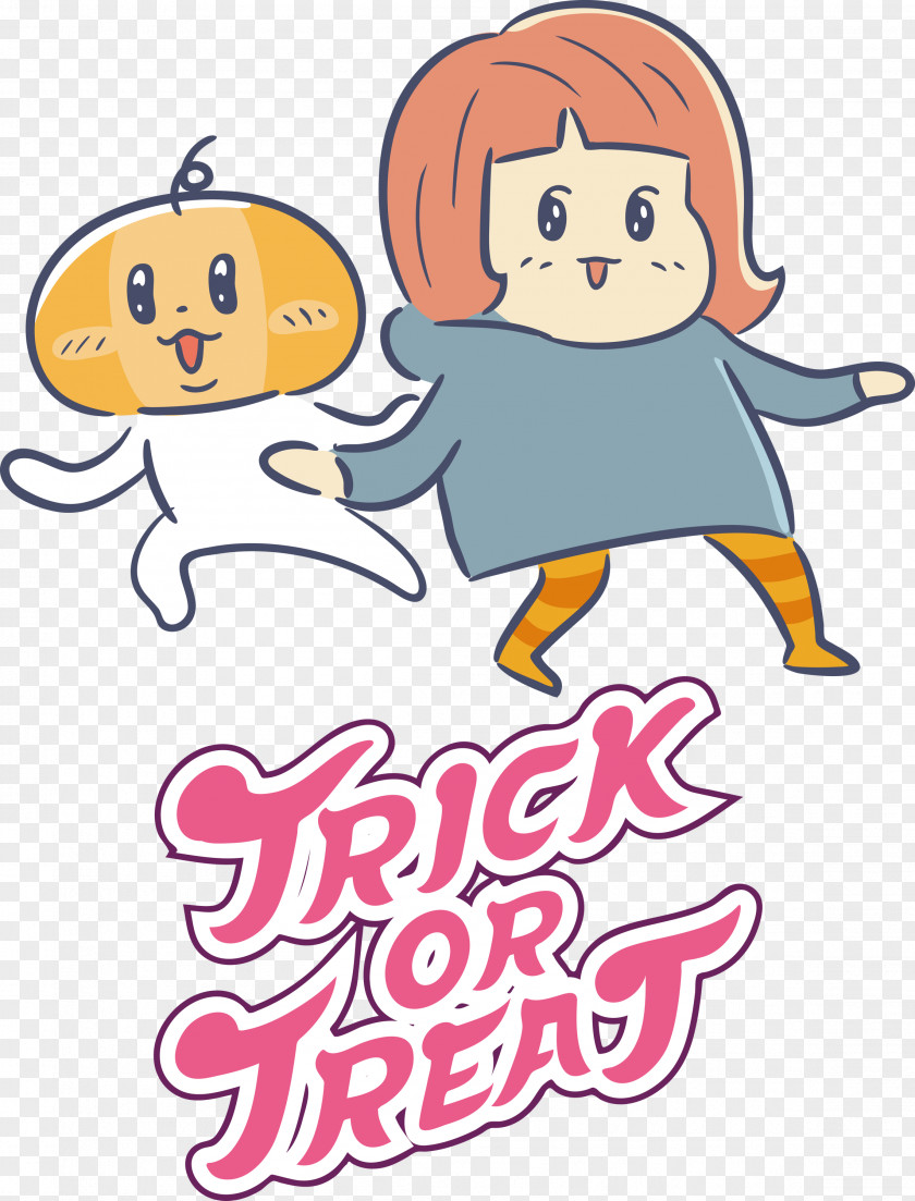 TRICK OR TREAT Happy Halloween PNG