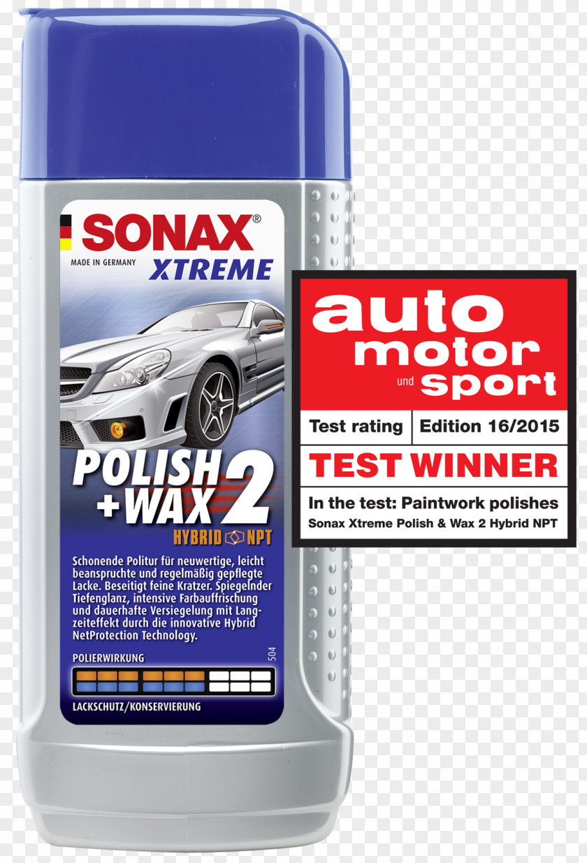 Car Polishing Sonax Wash Wax PNG
