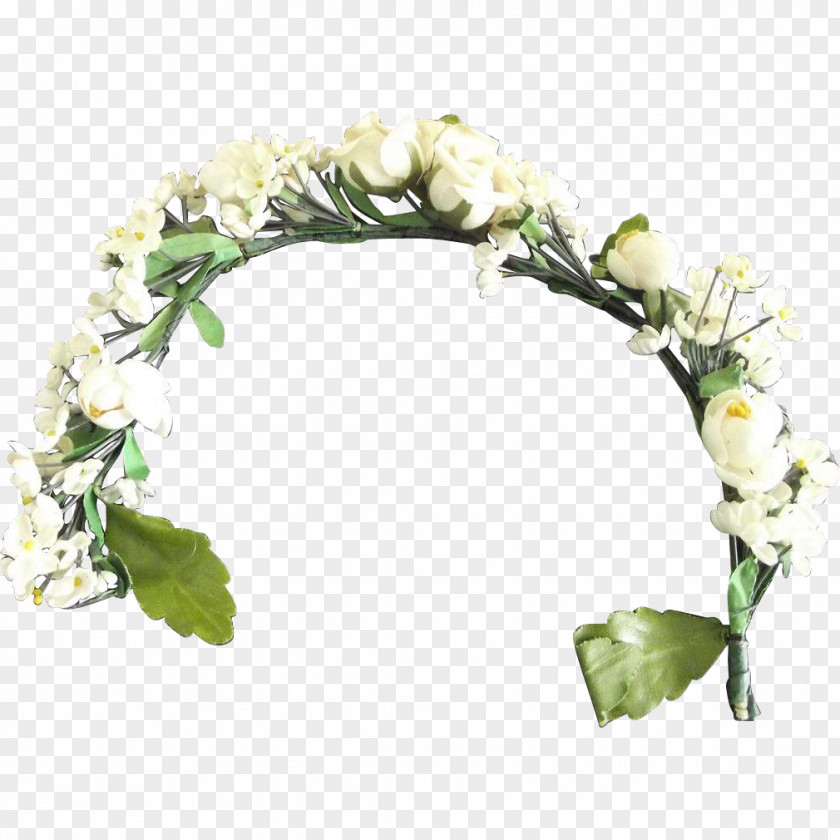 Floral Design Cut Flowers Wreath Headpiece PNG