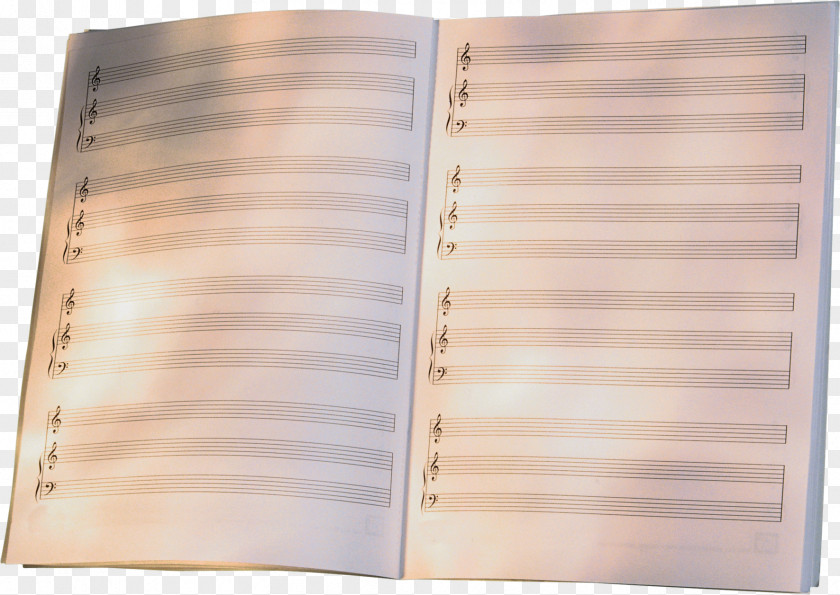 Open Book Musical Note Notation PNG