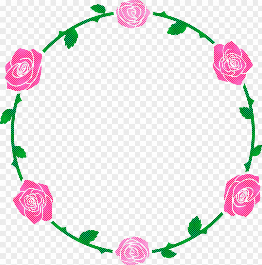 Rose Frame Floral Flower PNG