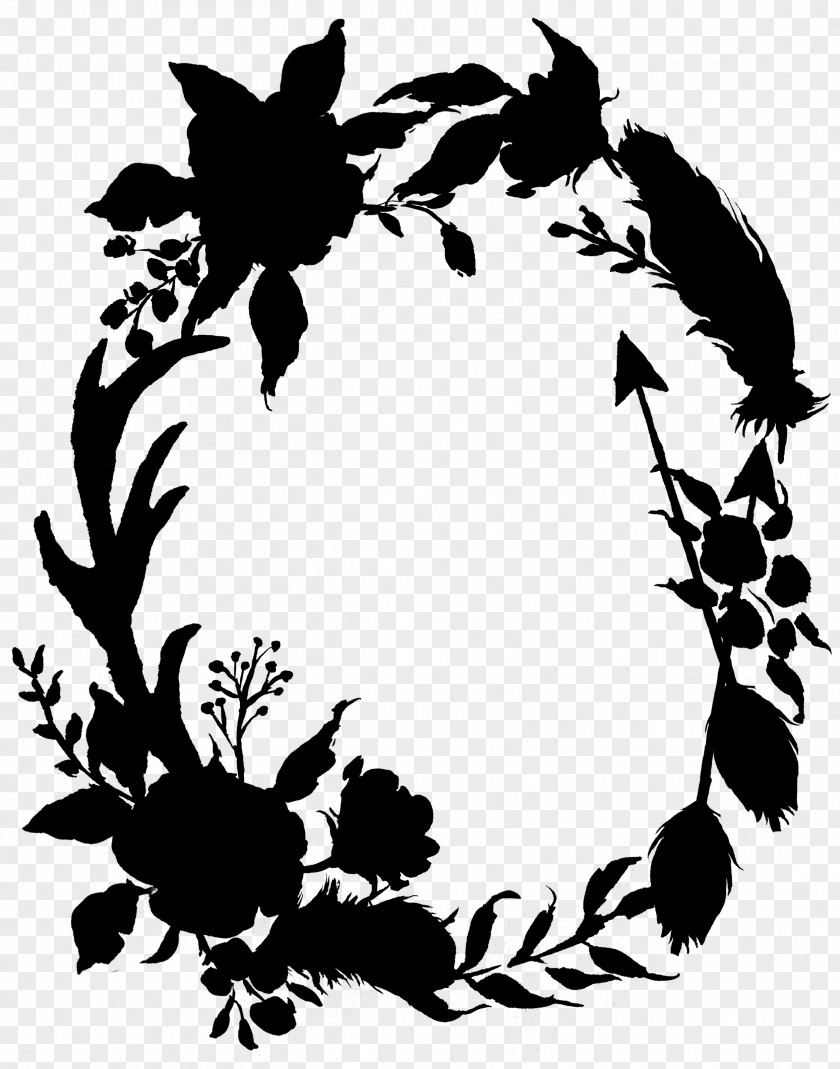 Clip Art Pattern Flowering Plant Silhouette PNG
