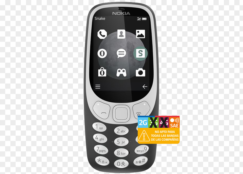 Nokia 3310 (2017) Phone Series 3G PNG