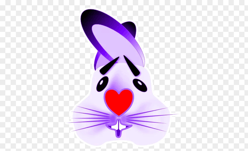 Nose Easter Bunny Whiskers Pink M Clip Art PNG