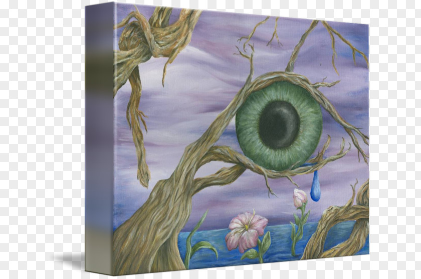 Painting Gallery Wrap Canvas Flower Art PNG