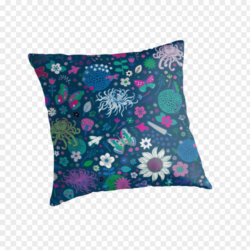 Printed T-shirt Garment Fabric Pattern Shading Pat Cushion Throw Pillows Purple Innovation Japanese Garden PNG