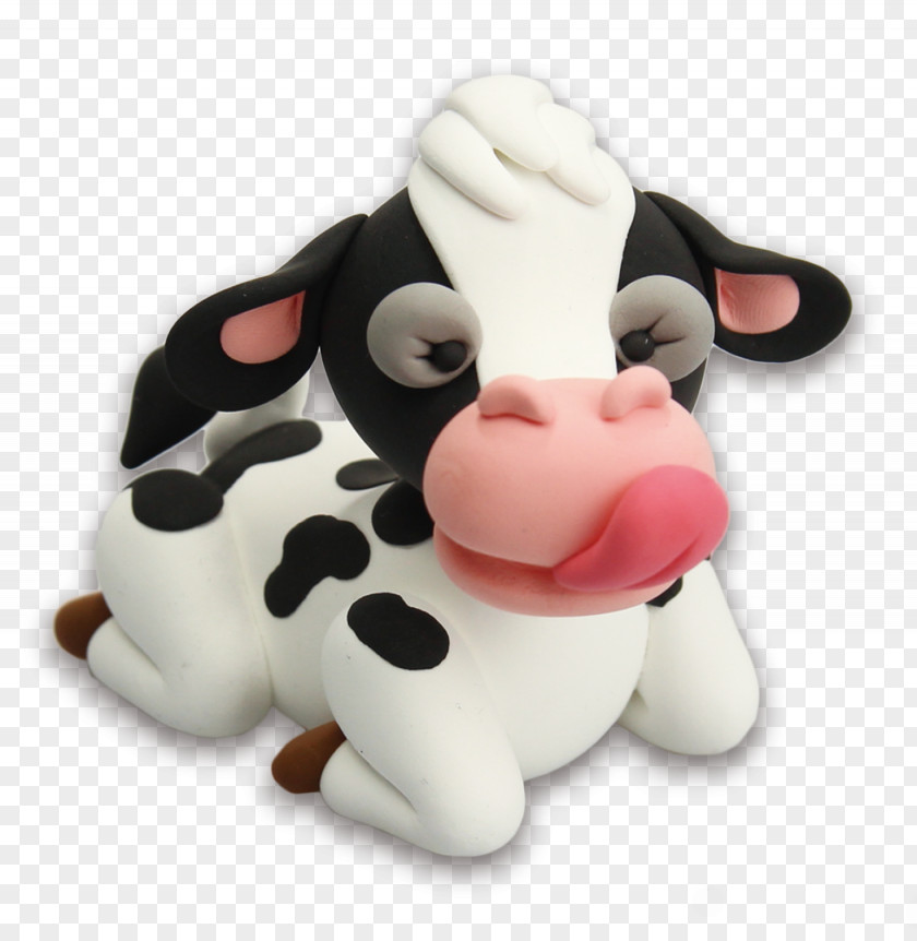 Dairy Cattle Clay & Modeling Dough Plush PNG