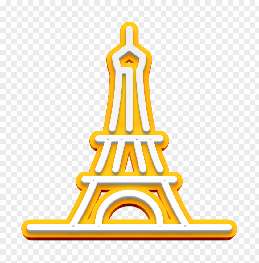 Landmark Icon Monuments Eiffel Tower PNG