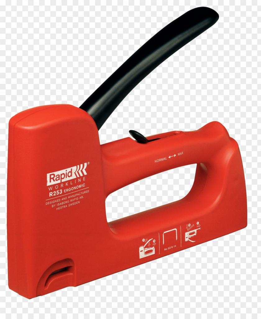 Nail Stapler Rapid 34 Heavy Steel Tacker Tool Staple Gun PNG