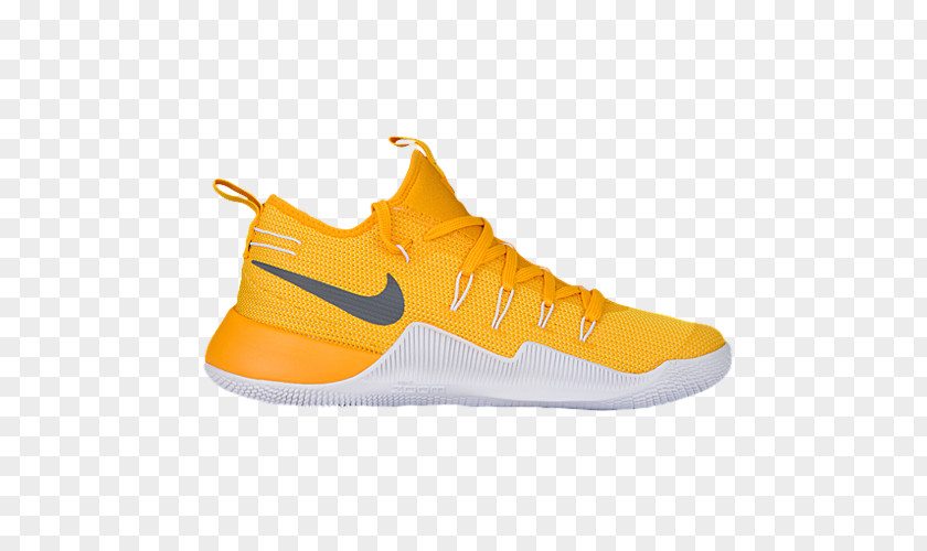 Nike Basketball Shoe Sports Shoes Yellow White PNG