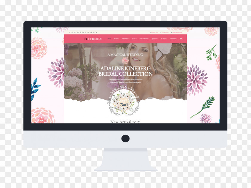 Wedding Theme Responsive Web Design Template Microsoft Word Joomla Computer Software PNG