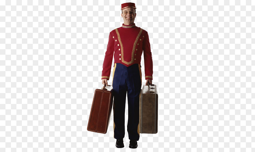 Figurine Outerwear Suitcase Background PNG